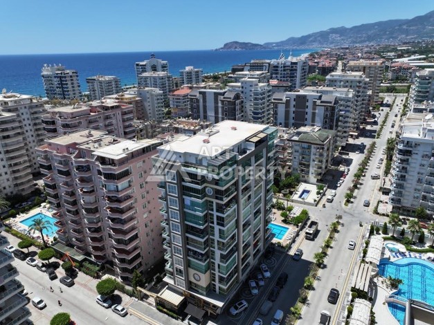 Меблированная квартира 1+1 в резиденции с отельной инфраструктурой в Махмутларе, 50 кв.м. - Ракурс 46