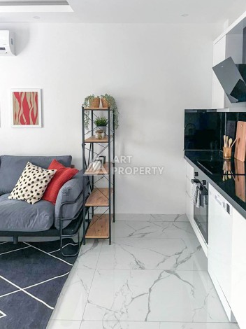 Меблированная квартира 1+1 в центре Алании, 59 кв.м. - Ракурс 5