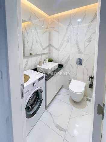 Меблированная квартира 1+1 в центре Алании, 59 кв.м. - Ракурс 12