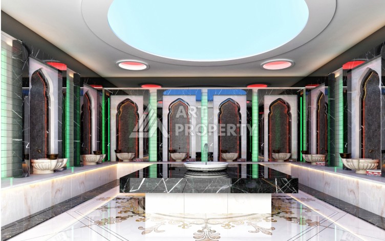 Квартира 1+1 в современной резиденции в Паялларе, 55 кв.м. - Ракурс 6