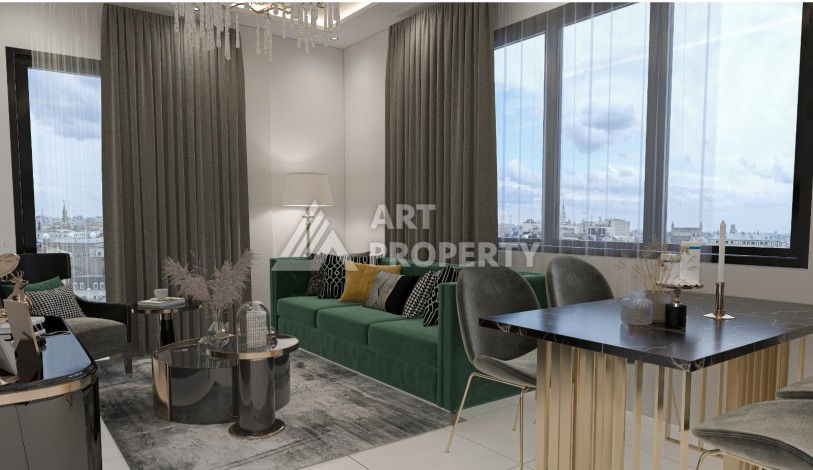 Квартира 1+1 в современной резиденции в Паялларе, 55 кв.м. - Ракурс 8