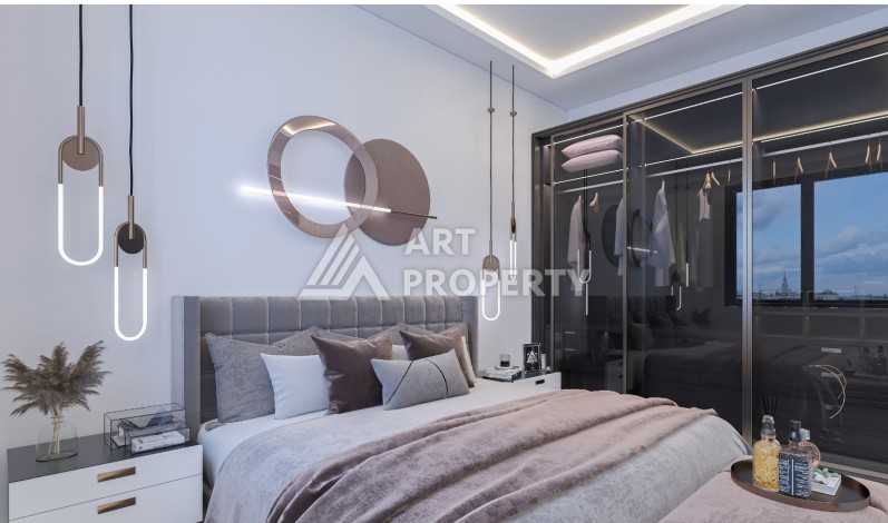 Квартира 1+1 в современной резиденции в Паялларе, 55 кв.м. - Ракурс 10