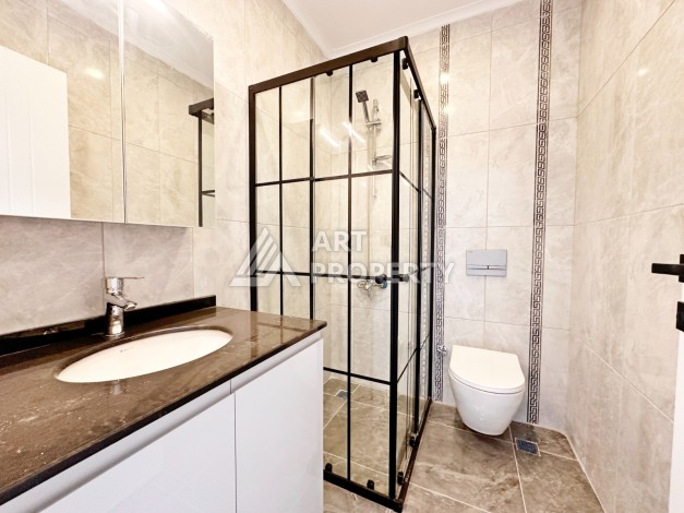 Квартира 2+1 в новом ЖК, 85 кв.м. Каргыджак, Алания - Ракурс 13