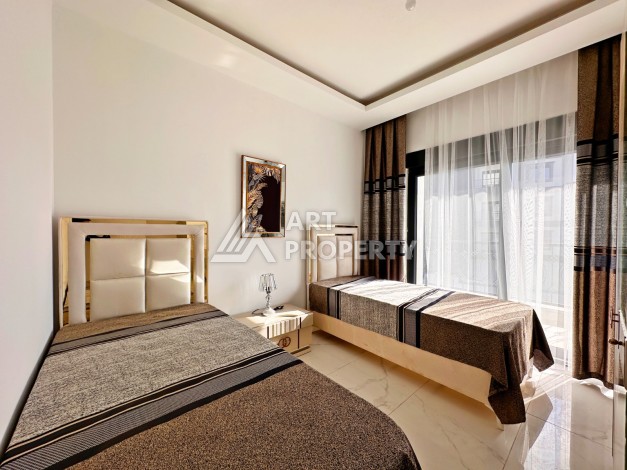 Квартира 2+1 в новом ЖК, 85 кв.м. Каргыджак, Алания - Ракурс 21