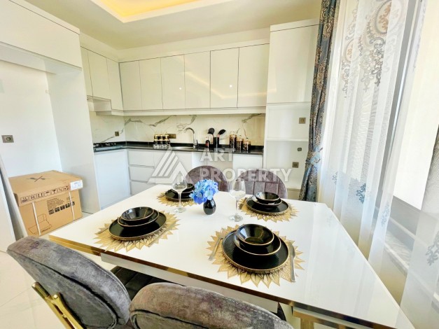 Меблированный дуплекс2+1 в 500 метрах от моря в районе Каргыджак - Ракурс 3