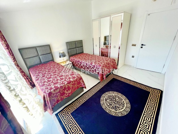 Меблированный дуплекс2+1 в 500 метрах от моря в районе Каргыджак - Ракурс 12