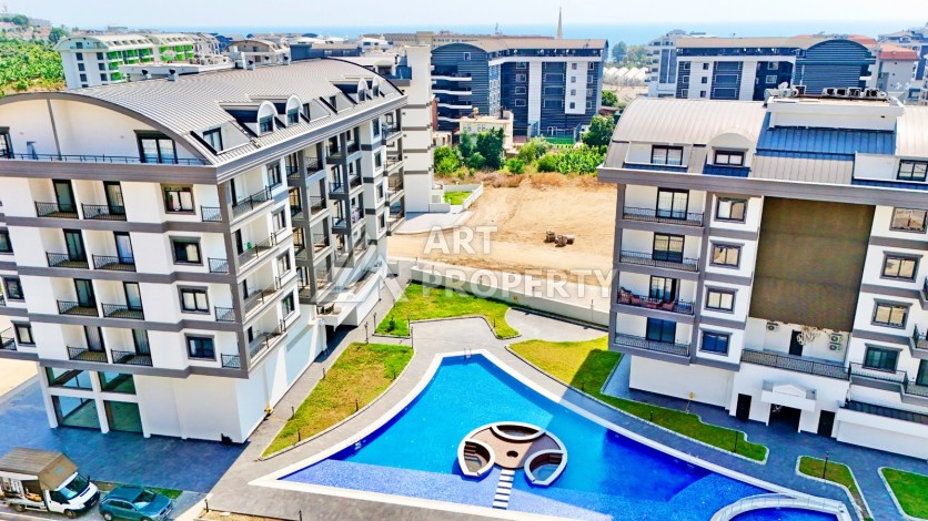 Меблированный дуплекс2+1 в 500 метрах от моря в районе Каргыджак - Ракурс 20