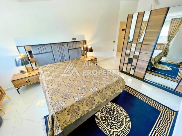 Меблированный дуплекс2+1 в 500 метрах от моря в районе Каргыджак - Ракурс 21