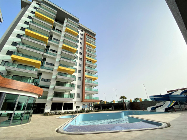 Шикарная квартира на первой береговой линии в Махмутларе, Алания, 85 м2 - Ракурс 9