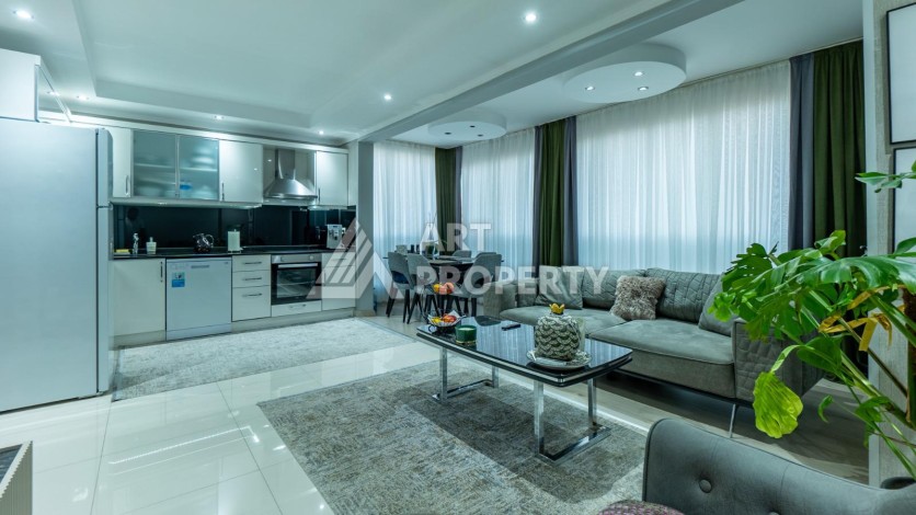 Отличная квартира 2+1 с мебелью, 120 кв.м. в районе Клеопатры - Ракурс 12