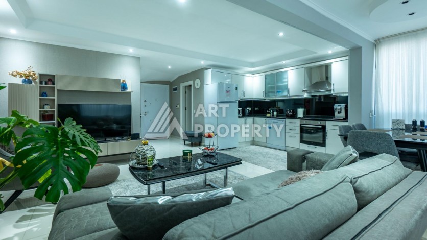 Отличная квартира 2+1 с мебелью, 120 кв.м. в районе Клеопатры - Ракурс 16