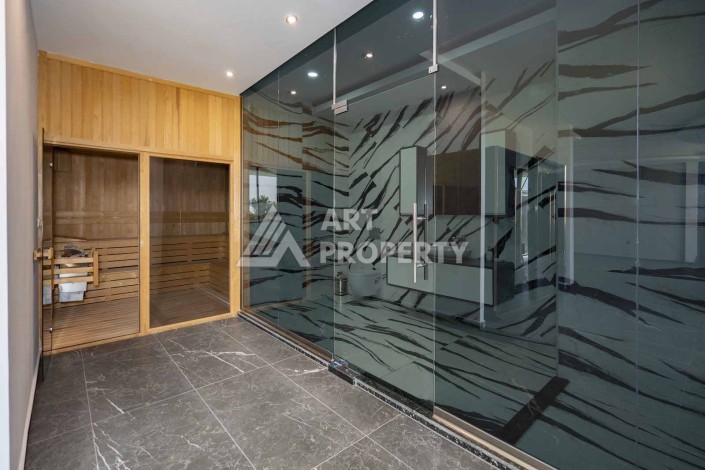 Вилла 4+1 в 150 метрах от моря. Конаклы, Алания - Ракурс 12