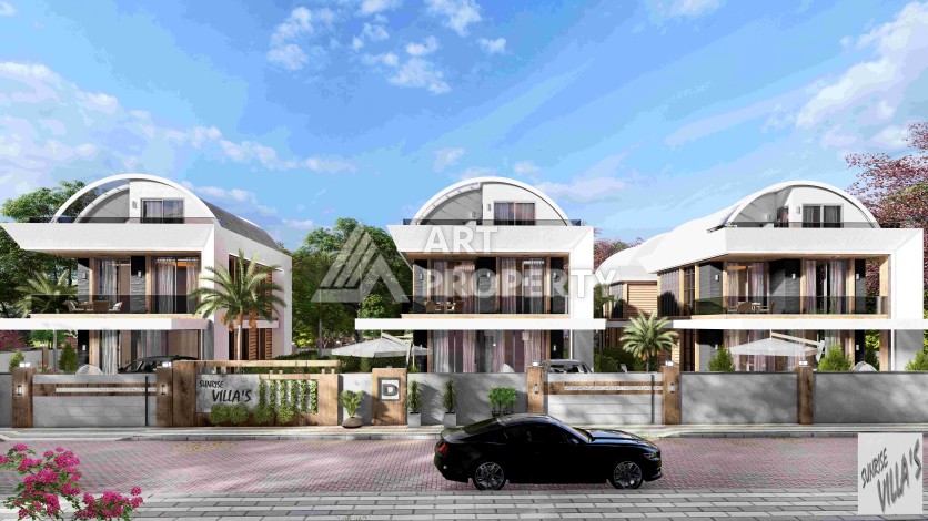 Элитная вилла 3+1 в 200 метрах от моря. Конаклы, Алания - Ракурс 8