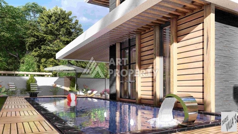 Элитная вилла 3+1 в 200 метрах от моря. Конаклы, Алания - Ракурс 12