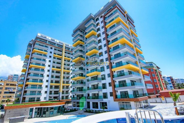 Шикарная квартира на первой береговой линии в Махмутларе, Алания, 85 м2 - Ракурс 25