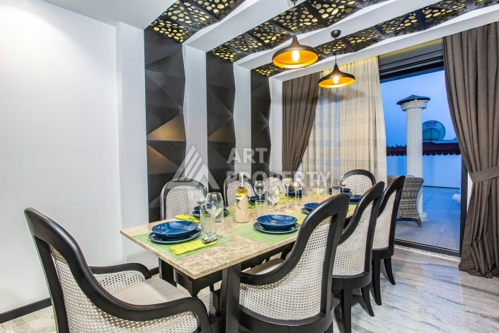 Дизайнерские квартиры 3+1 и 0+1 в 300 метрах от моря. Оба, Алания. - Ракурс 5