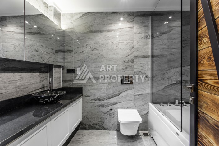 Дизайнерские квартиры 3+1 и 0+1 в 300 метрах от моря. Оба, Алания. - Ракурс 10