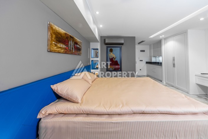 Дизайнерские квартиры 3+1 и 0+1 в 300 метрах от моря. Оба, Алания. - Ракурс 21