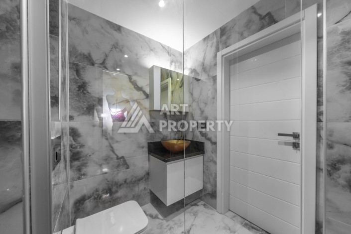 Дизайнерские квартиры 3+1 и 0+1 в 300 метрах от моря. Оба, Алания. - Ракурс 23