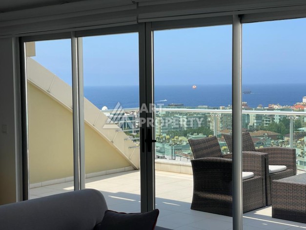 Просторный пентхаус 3+1 в центре Алании, 180 кв.м. - Ракурс 22