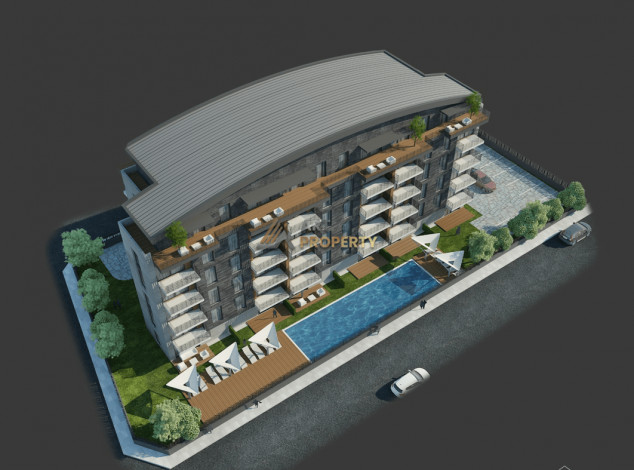 Инвестиционный проект в новом быстро развивающемся районе Алании, Газипаша. - Ракурс 3