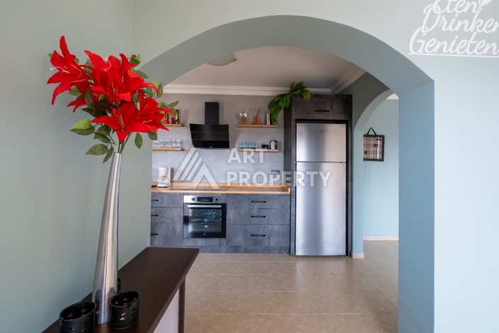 Двухуровневые апартаменты 3+1 с панорамным видом в Каргыджаке, 195 кв.м. - Ракурс 11