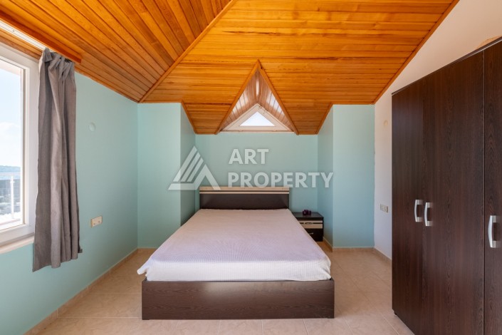 Двухуровневые апартаменты 3+1 с панорамным видом в Каргыджаке, 195 кв.м. - Ракурс 31