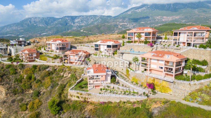 Двухуровневые апартаменты 3+1 с панорамным видом в Каргыджаке, 195 кв.м. - Ракурс 38