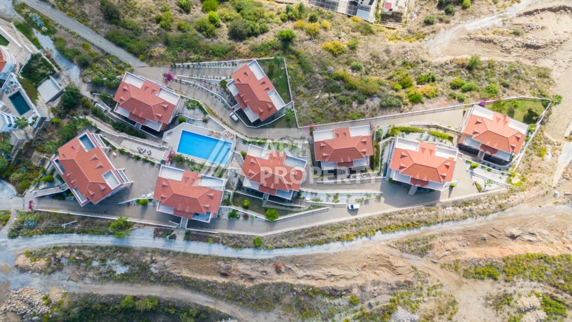 Двухуровневые апартаменты 3+1 с панорамным видом в Каргыджаке, 195 кв.м. - Ракурс 39