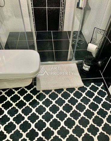 Дуплекс 2+1 с видом на море и крепость, 120 кв.м. Кестель, Алания - Ракурс 25