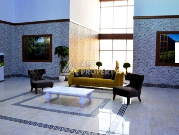 Дуплекс 2+1 с видом на море и крепость, 120 кв.м. Кестель, Алания - Ракурс 37