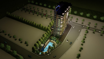 Новый проект высокого качества строительства по доступным ценам в районе Махмутлар, от 42м2 до 87 м2 - Ракурс 28