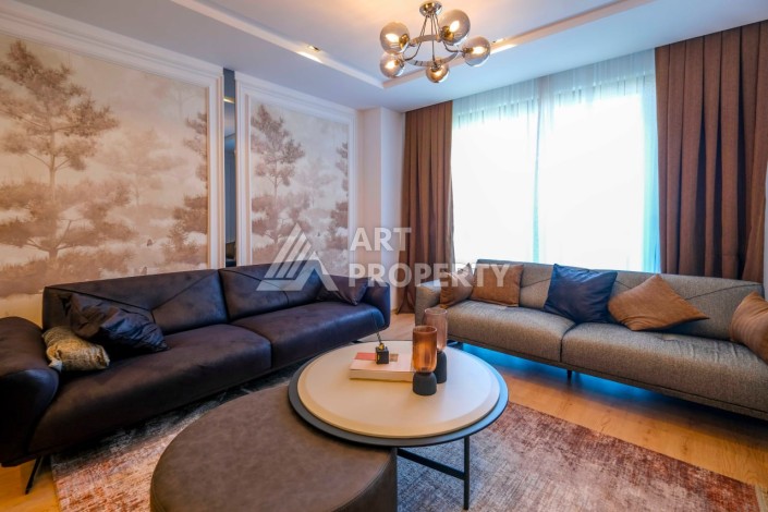 Меблированная квартира 2+1 с видом на море в Каргыджаке, 100 кв.м - Ракурс 11