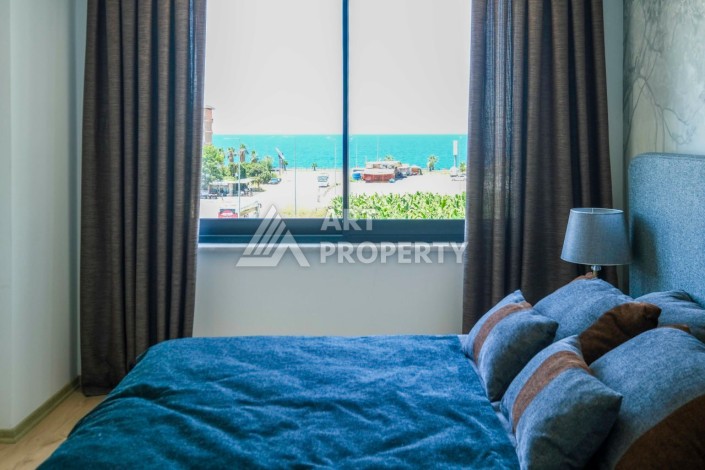 Меблированная квартира 2+1 с видом на море в Каргыджаке, 100 кв.м - Ракурс 22