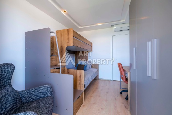 Меблированная квартира 2+1 с видом на море в Каргыджаке, 100 кв.м - Ракурс 24