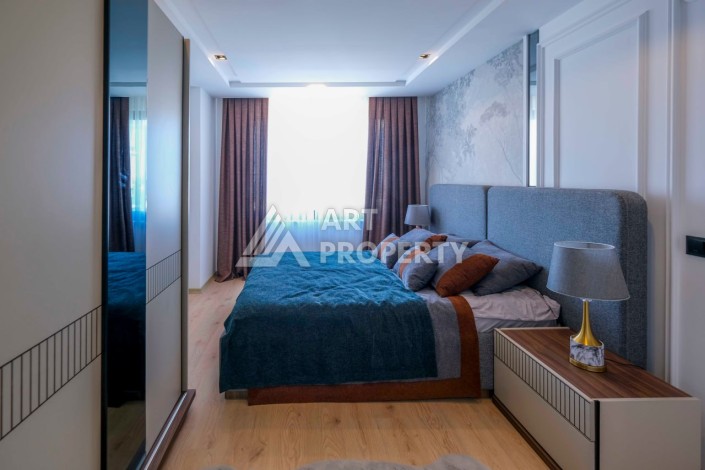 Меблированная квартира 2+1 с видом на море в Каргыджаке, 100 кв.м - Ракурс 27