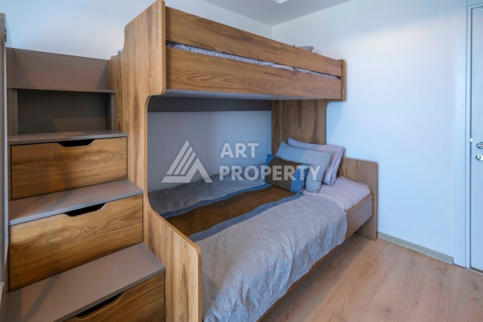 Меблированная квартира 2+1 с видом на море в Каргыджаке, 100 кв.м - Ракурс 29