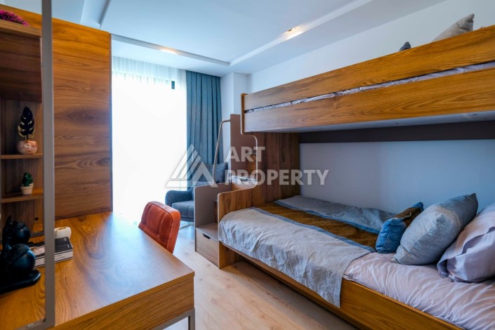 Меблированная квартира 2+1 с видом на море в Каргыджаке, 100 кв.м - Ракурс 30