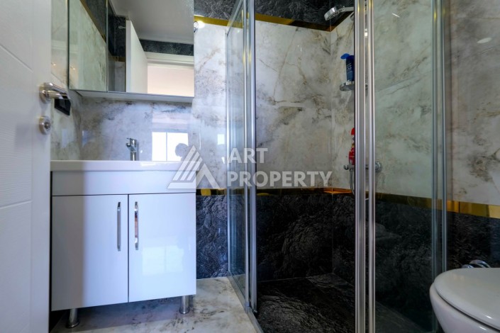 Меблированная квартира 2+1 с видом на море в Каргыджаке, 100 кв.м - Ракурс 31