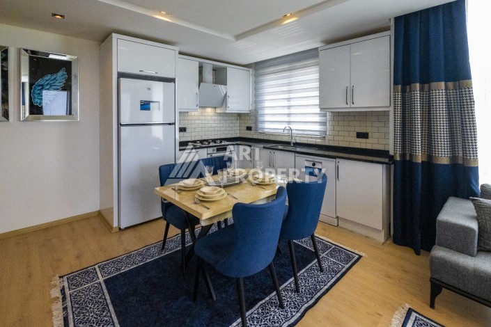 Стильная квартира 2+1 с видом на море, 100 кв.м. Каргыджак, Алания - Ракурс 19