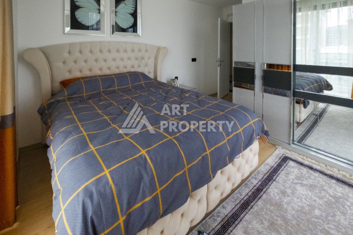 Стильная квартира 2+1 с видом на море, 100 кв.м. Каргыджак, Алания - Ракурс 21