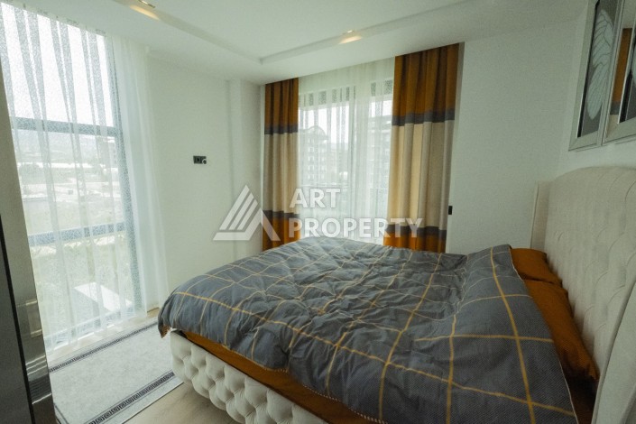 Стильная квартира 2+1 с видом на море, 100 кв.м. Каргыджак, Алания - Ракурс 23