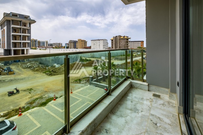 Стильная квартира 2+1 с видом на море, 100 кв.м. Каргыджак, Алания - Ракурс 25