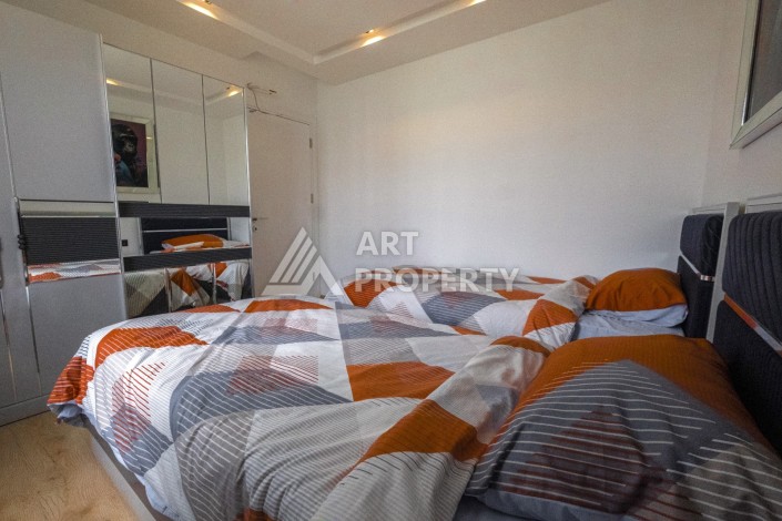 Стильная квартира 2+1 с видом на море, 100 кв.м. Каргыджак, Алания - Ракурс 27