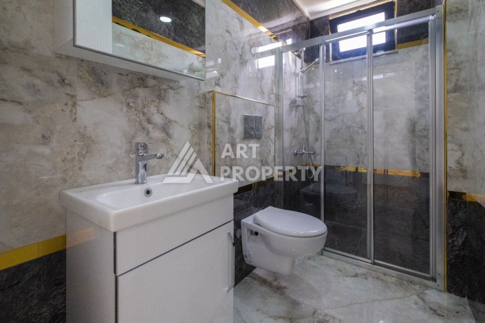 Стильная квартира 2+1 с видом на море, 100 кв.м. Каргыджак, Алания - Ракурс 28