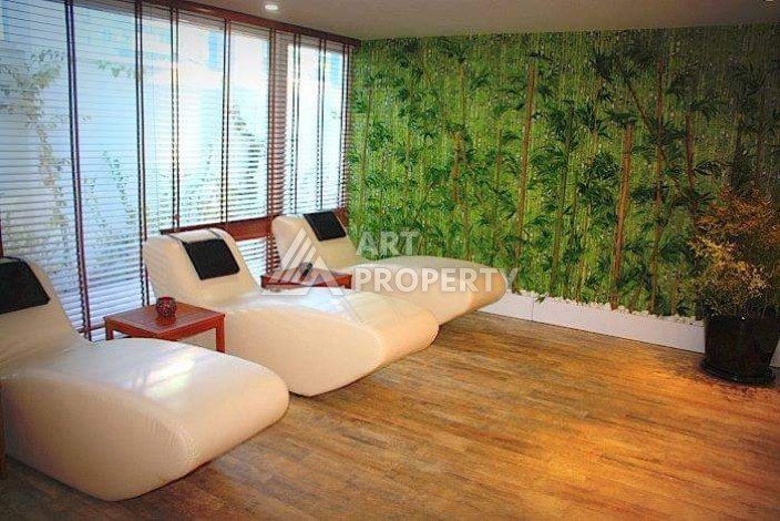 Меблированная квартира1+1 с большим балконом, 70 кв.м. Махмутлар, Алания - Ракурс 18