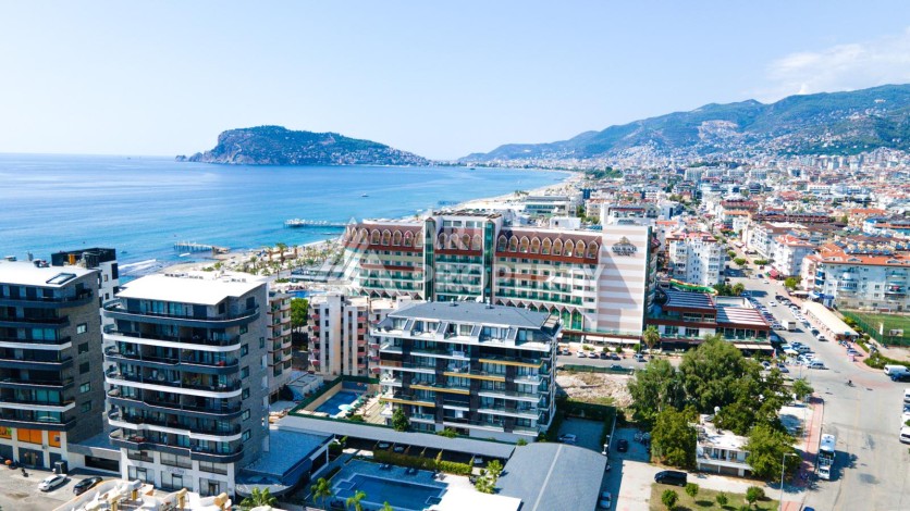 Современная квартира 1+1 в 100 метрах от моря, Тосмур, Алания - Ракурс 3