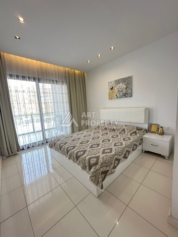 Современная квартира 1+1 в 100 метрах от моря, Тосмур, Алания - Ракурс 19