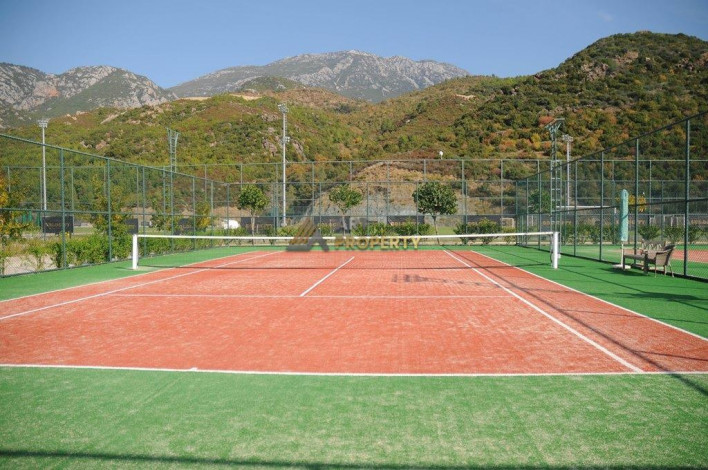 Двухуровневая квартира в масштабном комплексе отельного типа, Каргыджак, Алания, 100 м2 - Ракурс 15