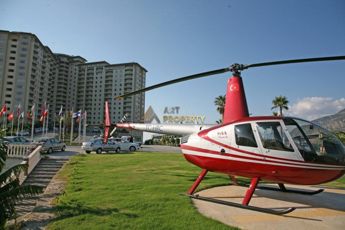 Двухуровневая квартира в масштабном комплексе отельного типа, Каргыджак, Алания, 100 м2 - Ракурс 17